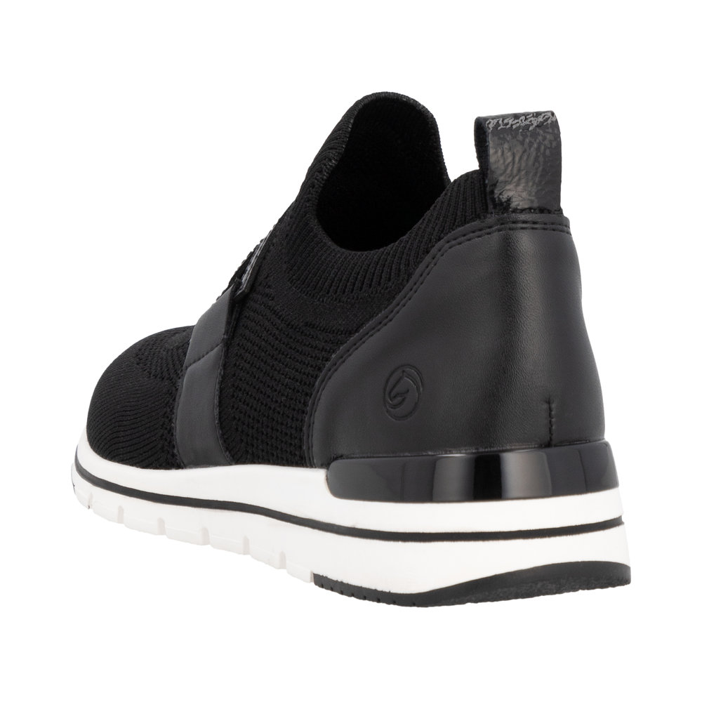 REMONTE Damen Sneaker Slipper schwarz R6713-00