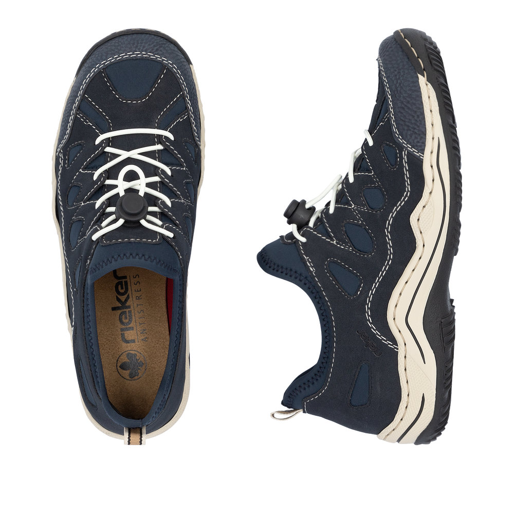 RIEKER Damen Sneaker Slipper blau L0551-14