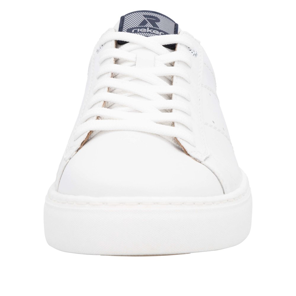 RIEKER Herren Sneaker weiß U0704-80 Lederfutter
