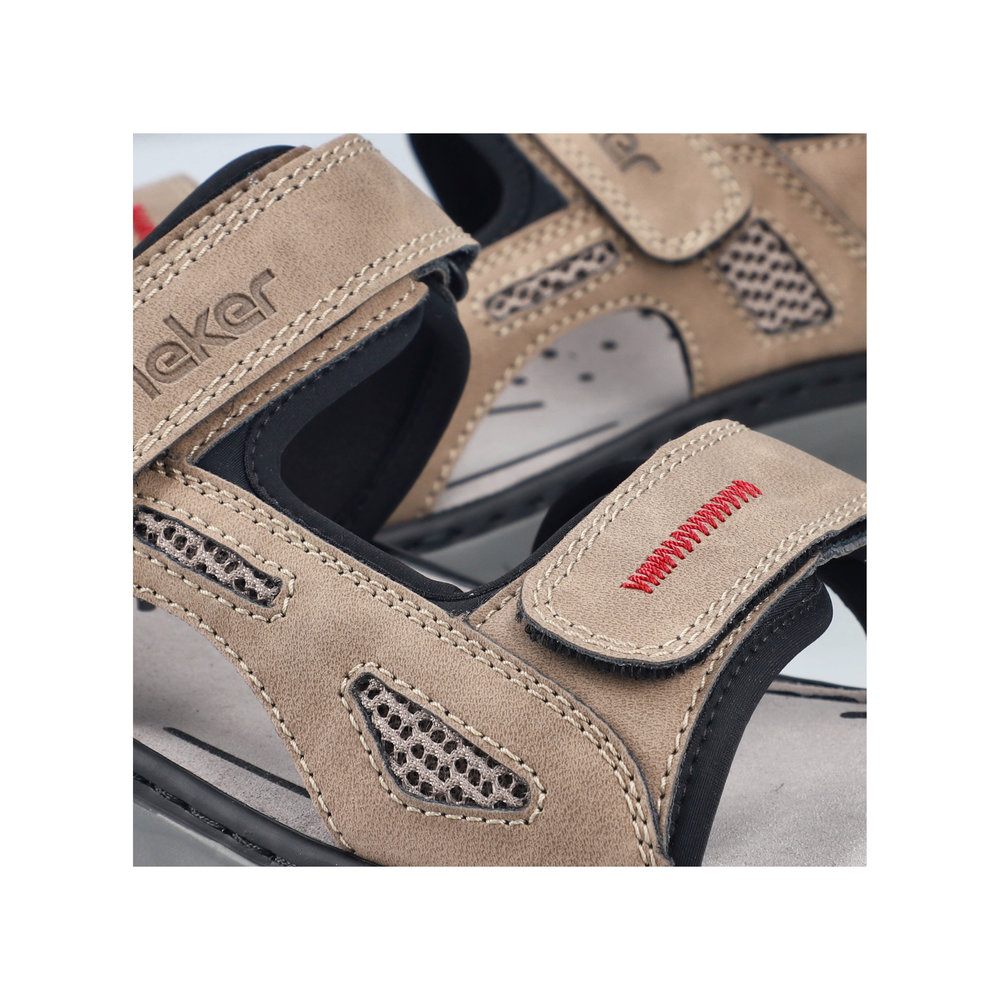 RIEKER Herren Sandalette Trekking beige 26761-65
