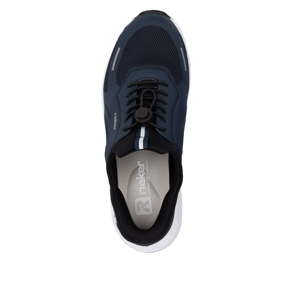RIEKER Damen Sneaker Slipper dunkelblau N5257-14 Ready-to-Go
