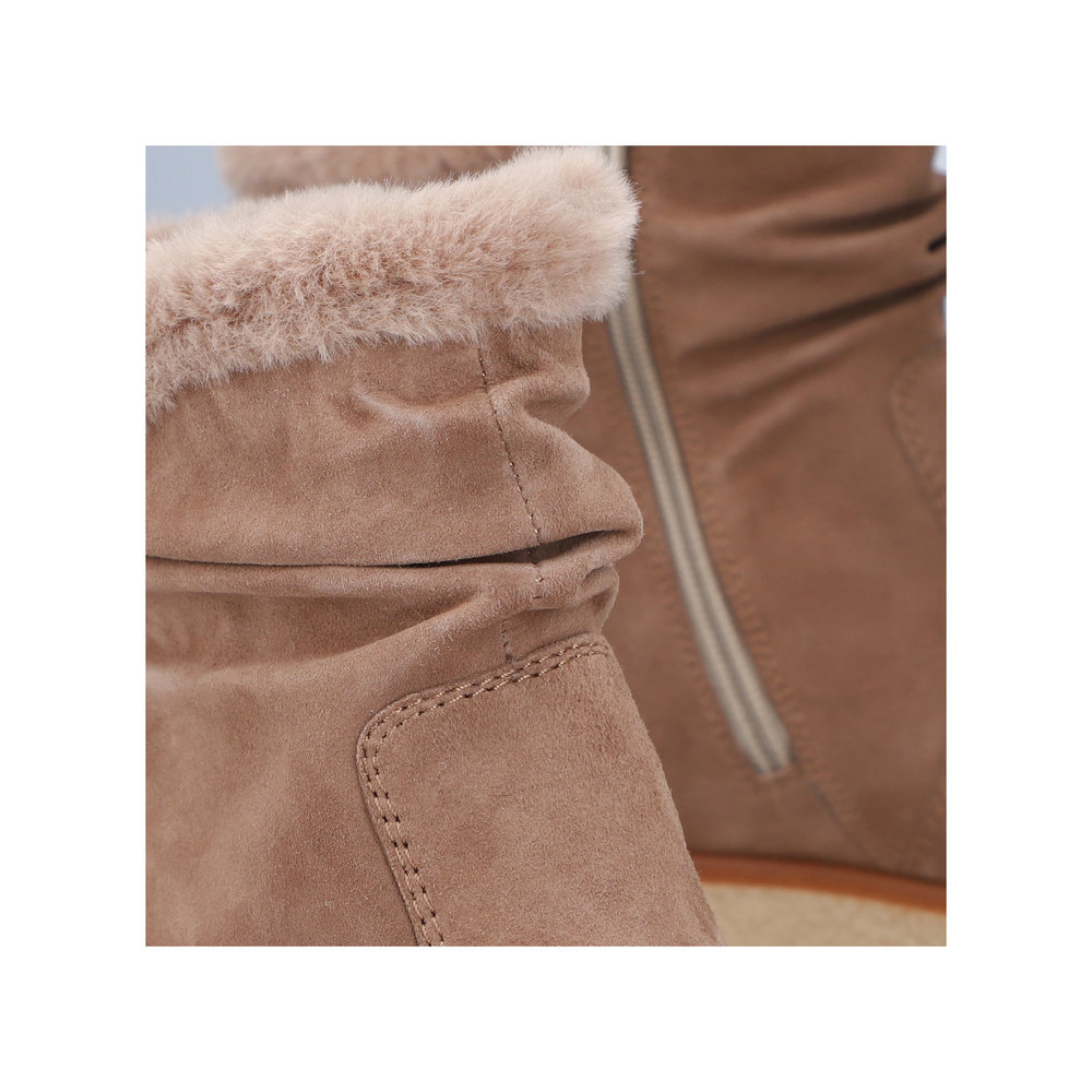RIEKER Damen Stiefelette beige Y0070-24 echt Leder