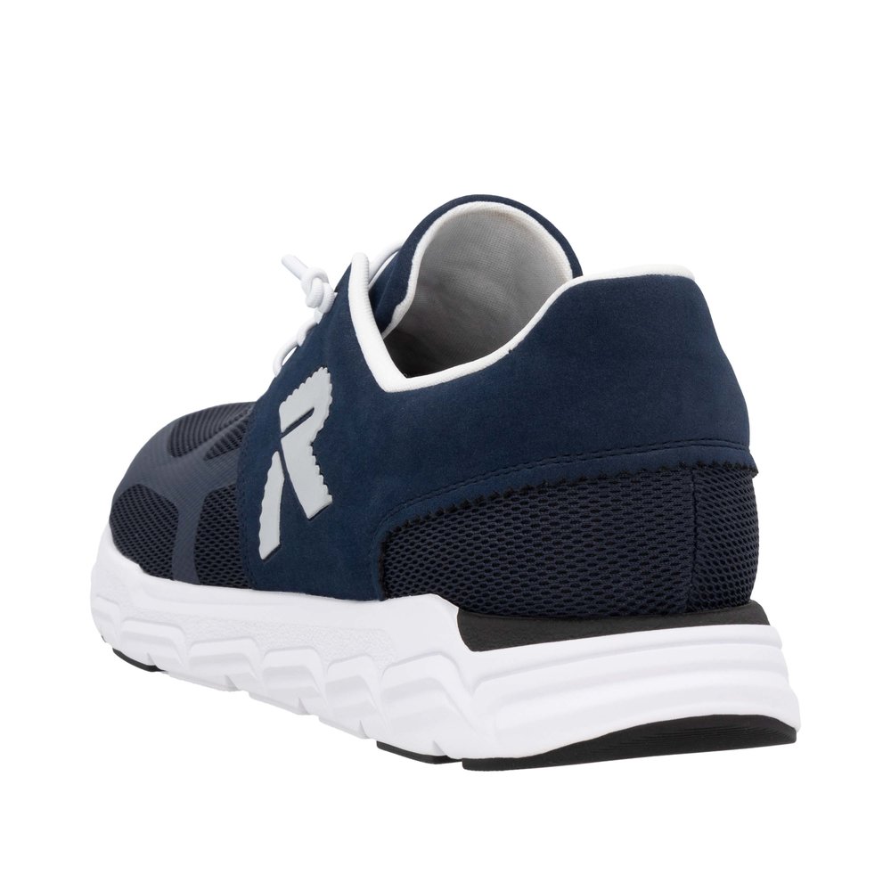 RIEKER Herren Sneaker Slipper blau 09100-14 extra weit!