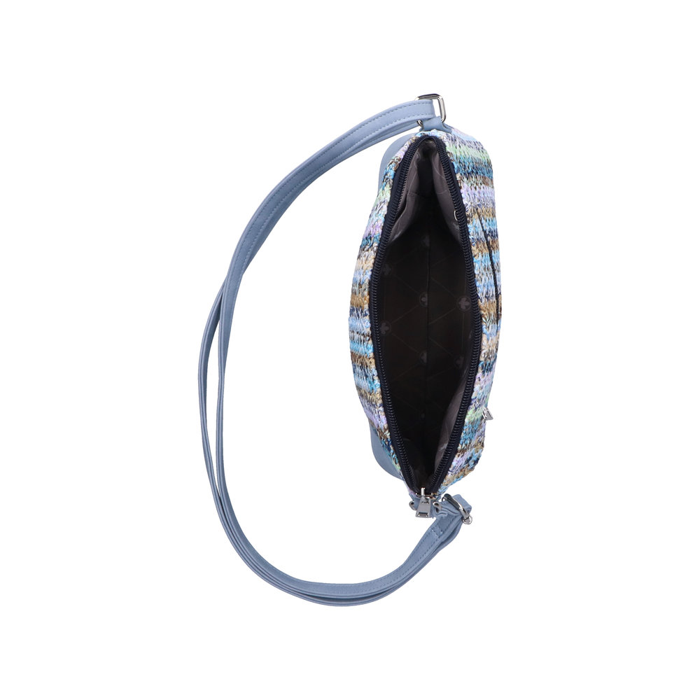 RIEKER Damen Tasche Schultertasche blau bunt H1510-90