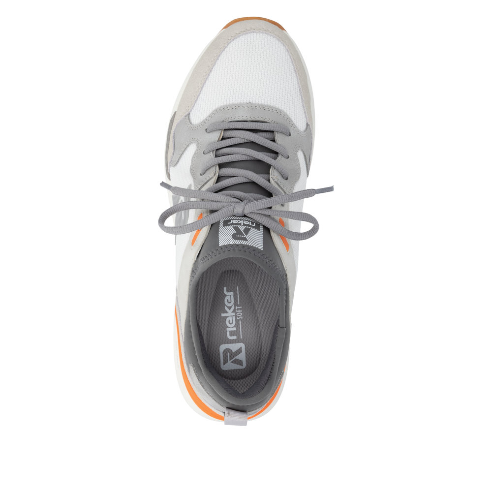 RIEKER Herren Sport Sneaker grau U1405-40 foamtech Sohle