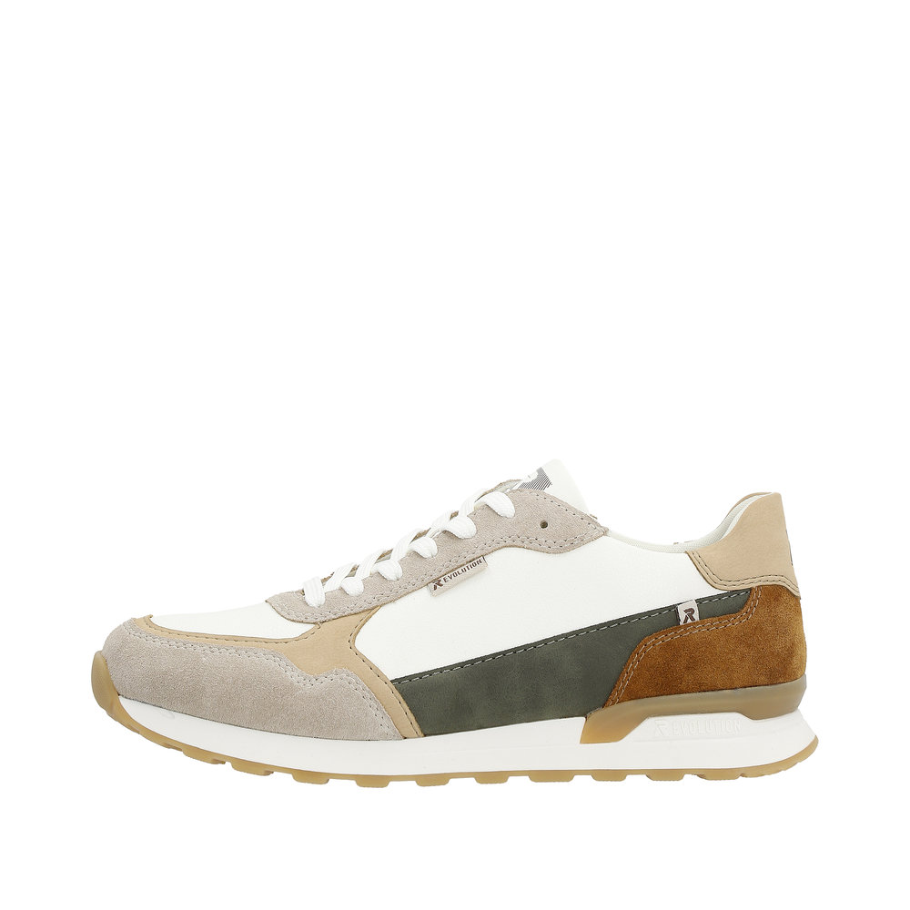 RIEKER REVOLUTION Herren Sneaker weiß beige U0307-80