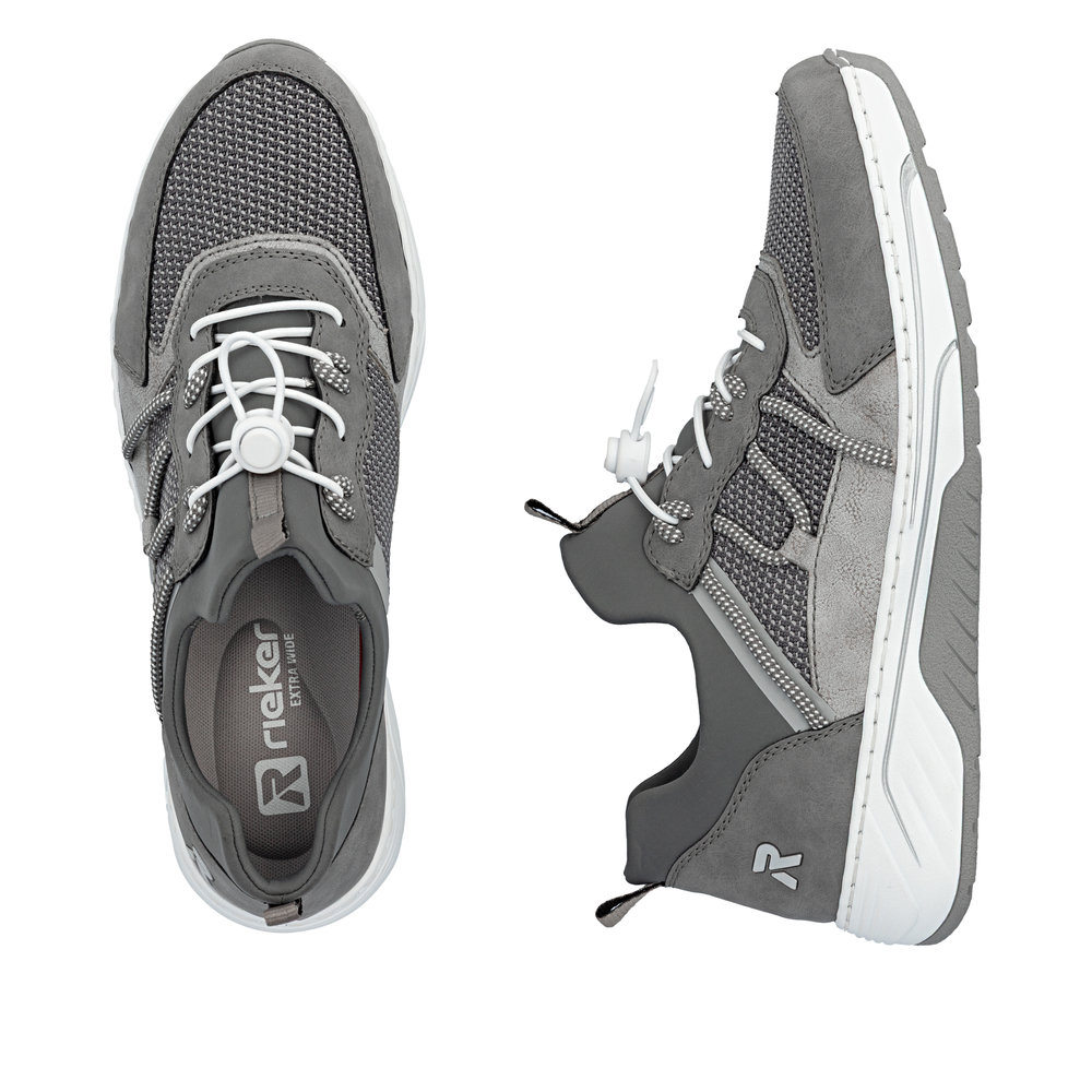 RIEKER Damen Sneaker Slipper grau 53153-42