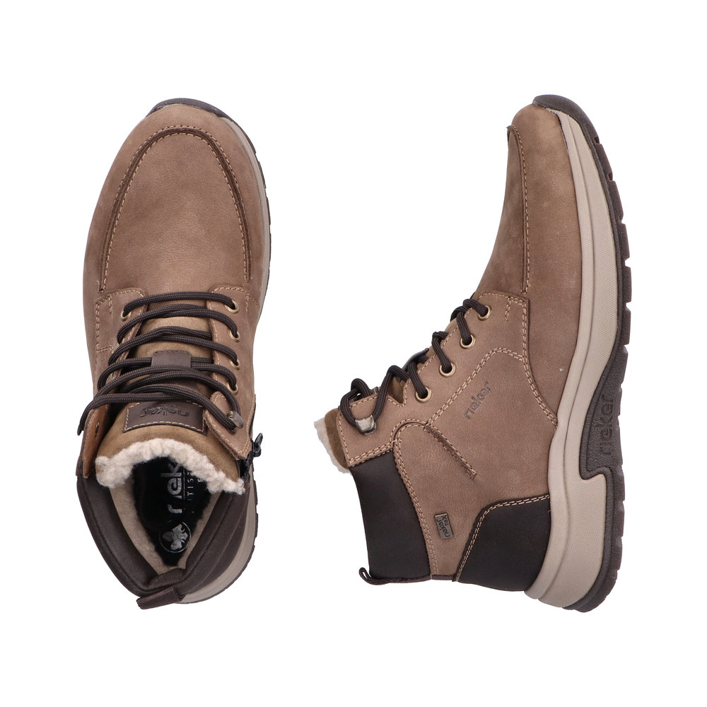RIEKER Herren Stiefelette hellbraun 11020-24 TEX
