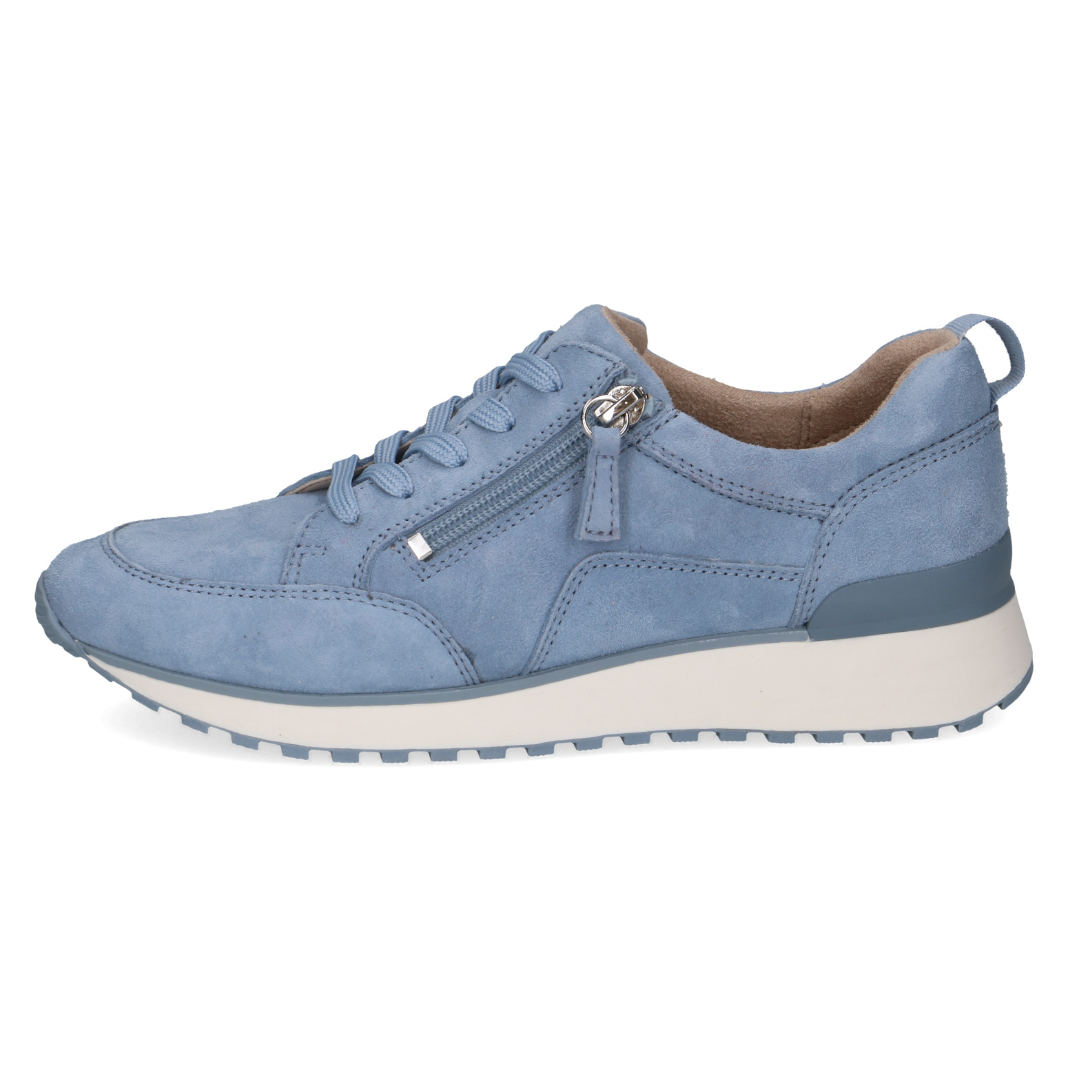 CAPRICE Damen Sneaker hellblau 9-23702-42 echt Leder