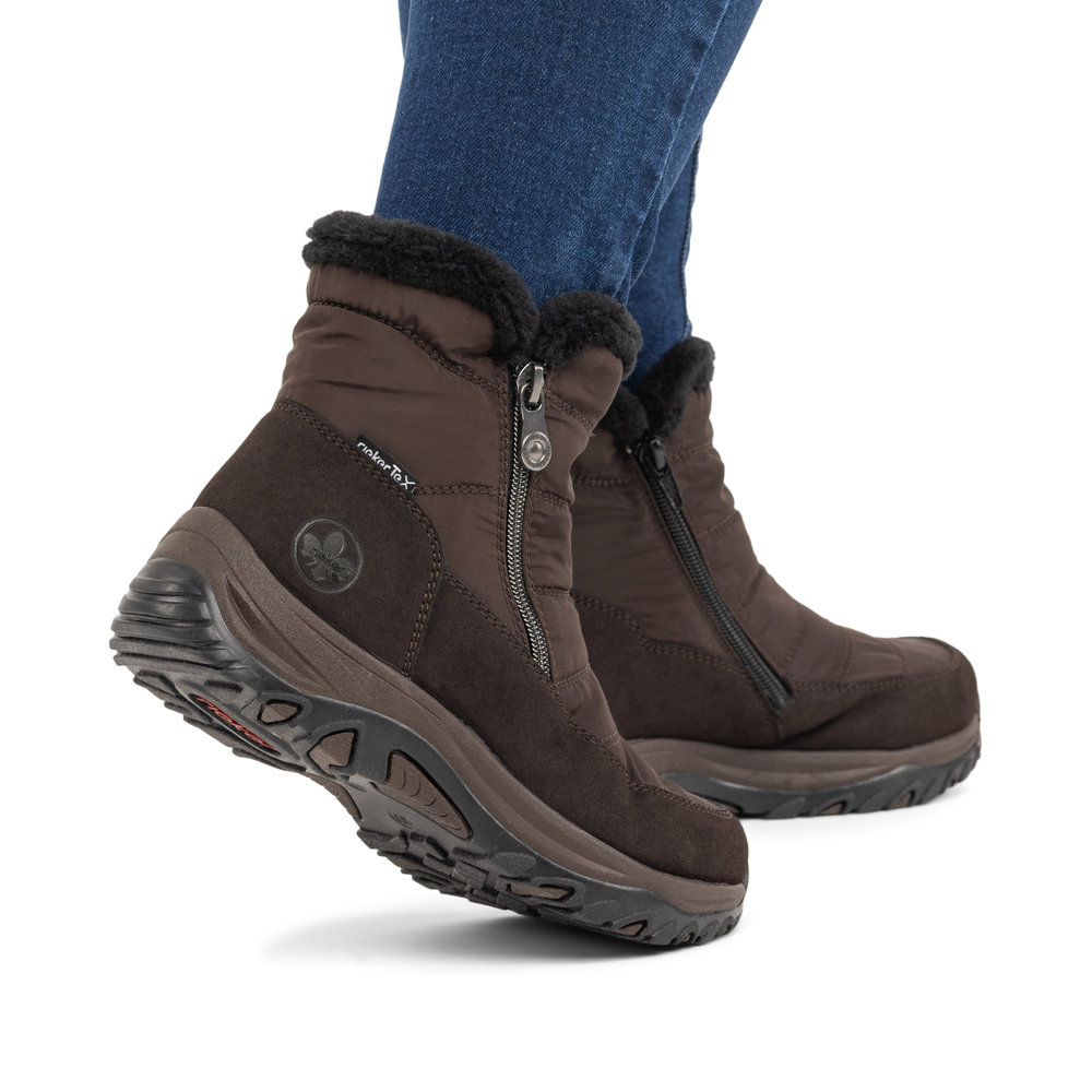 RIEKER Damen Stiefelette Boots braun M9670-25 mit TEX RIEKER Damen Stiefelette Boots braun M9670-25 mit TEX