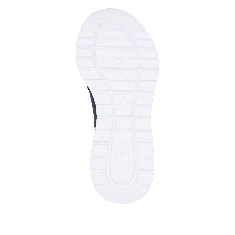 RIEKER Damen Sneaker Slipper blau M6062-14 EVA Sohle