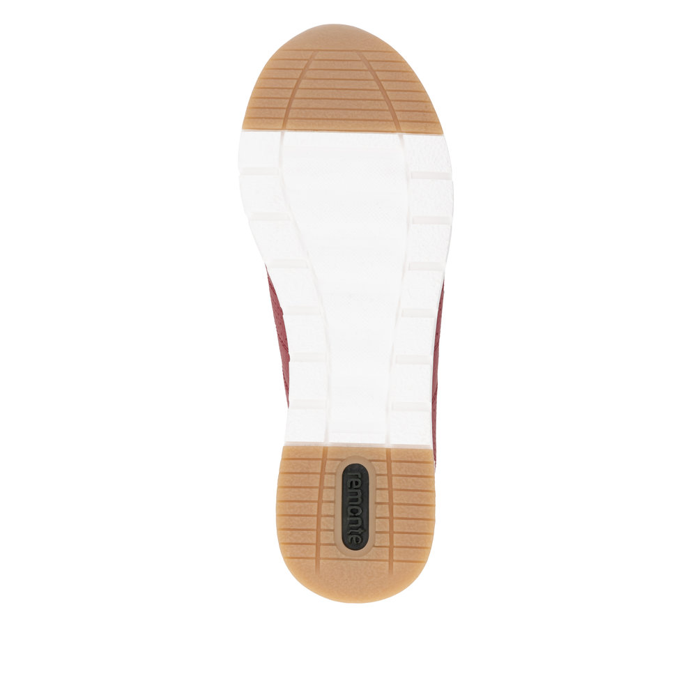 REMONTE Damen Sneaker rot R6705-33 Glattleder