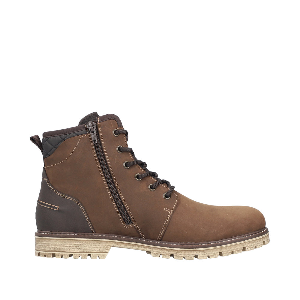 RIEKER Herren Stiefelette braun F3614-25 warm und mit TEX