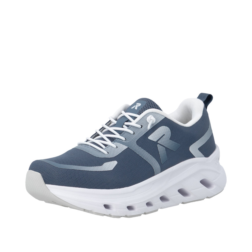 RIEKER Herren Sport Sneaker blau U3504-12 Weite H
