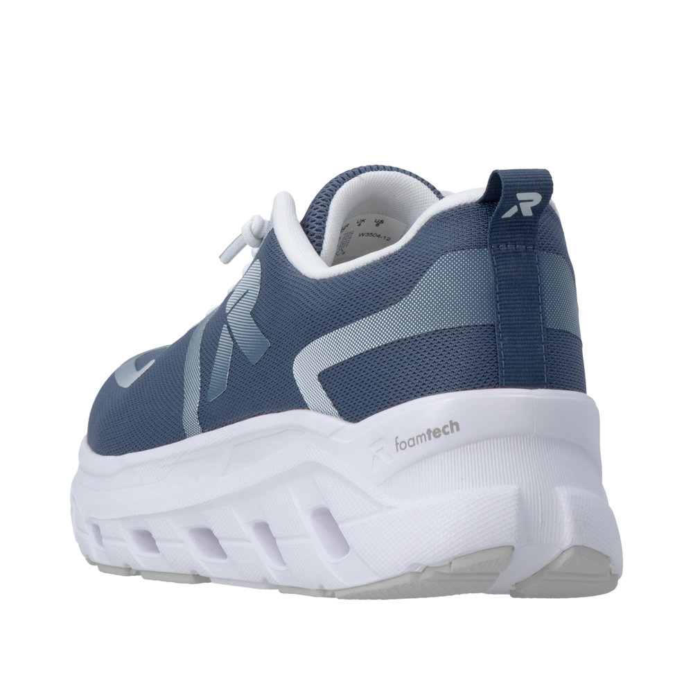 RIEKER Herren Sport Sneaker blau U3504-12 Weite H