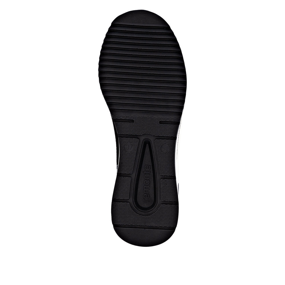 REMONTE Damen Boots Stiefelette schwarz beige D0T78-03