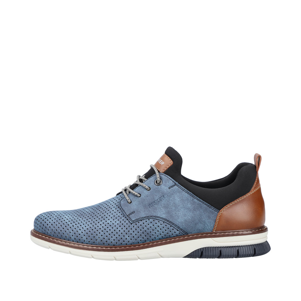 RIEKER Herren Halbschuh Slipper blau 14450-14 RIEKER Herren Halbschuh Slipper blau 14450-14