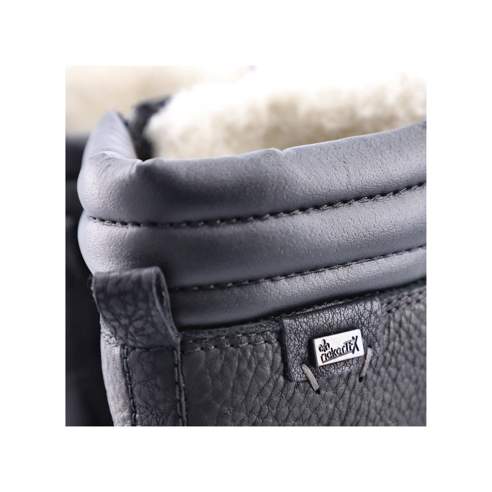 RIEKER Herren Stiefelette schwarz F3600-00 mit Schurwolle