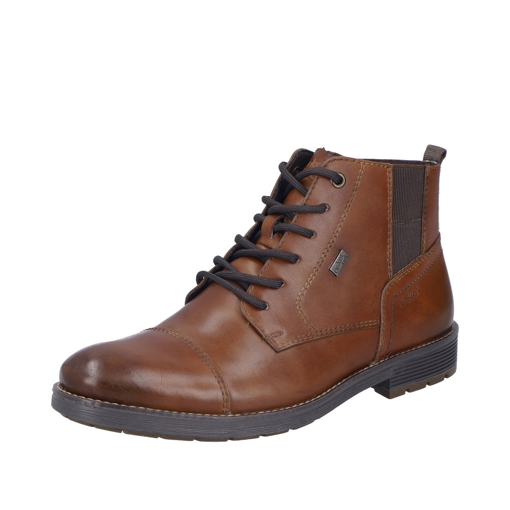 RIEKER Herren Stiefelette braun F4512-24 Leder und TEX RIEKER Herren Stiefelette braun F4512-24 Leder und TEX
