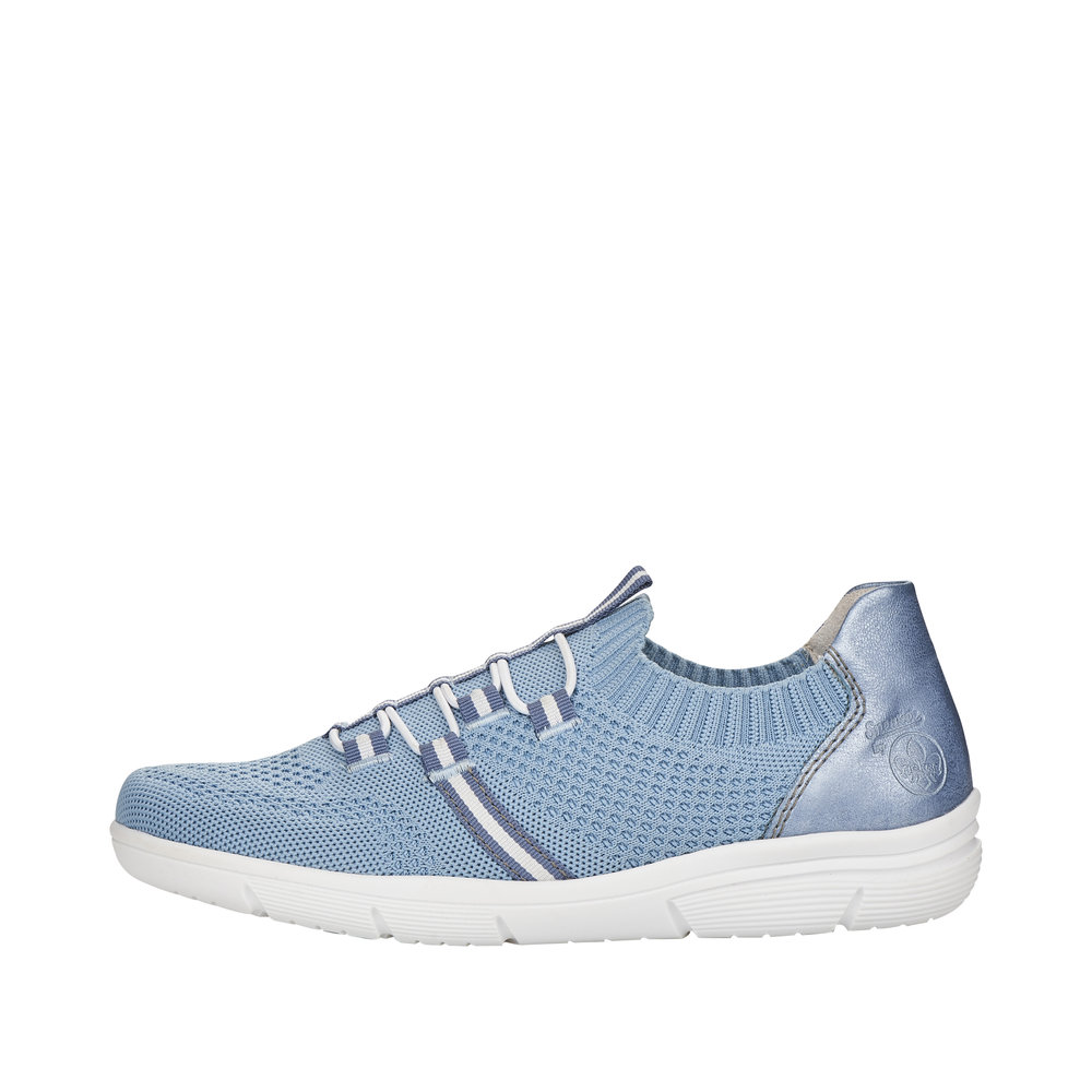 RIEKER Damen Sneaker Slipper hellblau L7462-12 super leicht RIEKER Damen Sneaker Slipper hellblau L7462-12 super leicht