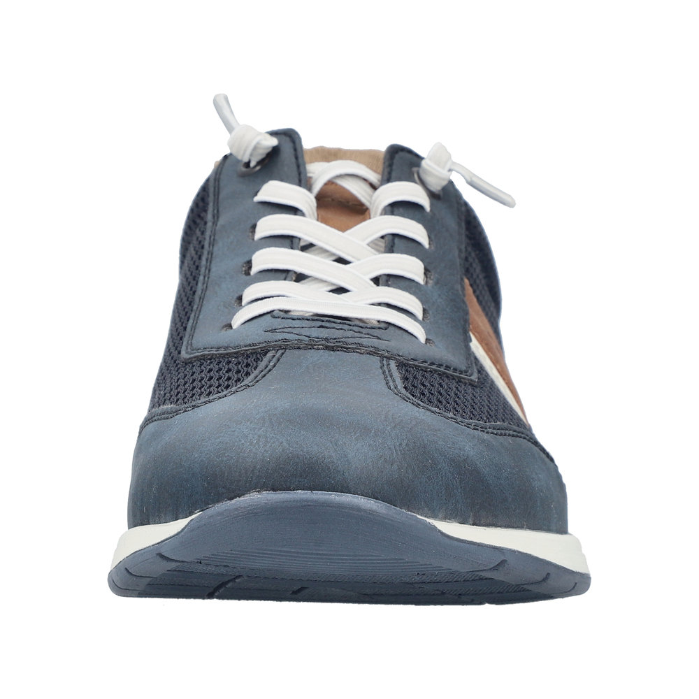 Sommerlicher RIEKER Herren Sneaker blau 11960-14