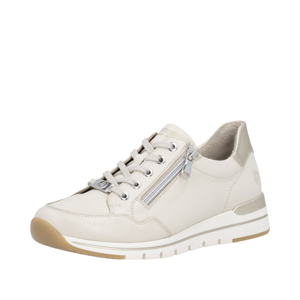 REMONTE Damen Sneaker beige gold R6716-60 echt Leder