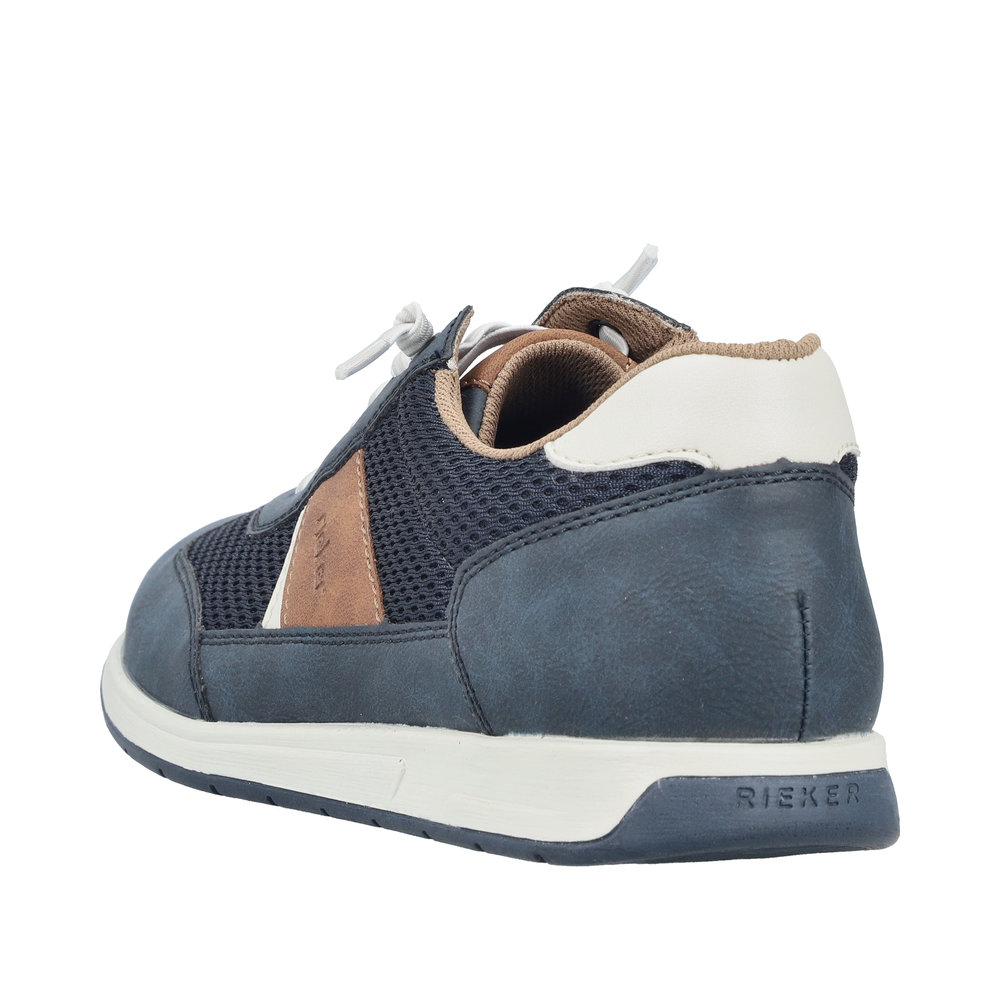 Sommerlicher RIEKER Herren Sneaker blau 11960-14