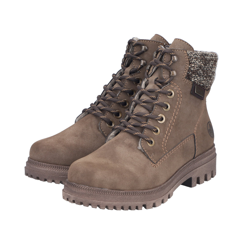 RIEKER Damen Stiefelette Boots braun Y7621-25 Biker-Style RIEKER Damen Stiefelette Boots braun Y7621-25 Biker-Style