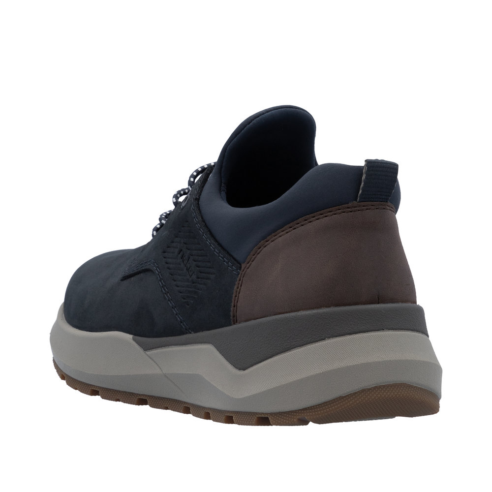 RIEKER Herren Sneaker Slipper blau 06050-14