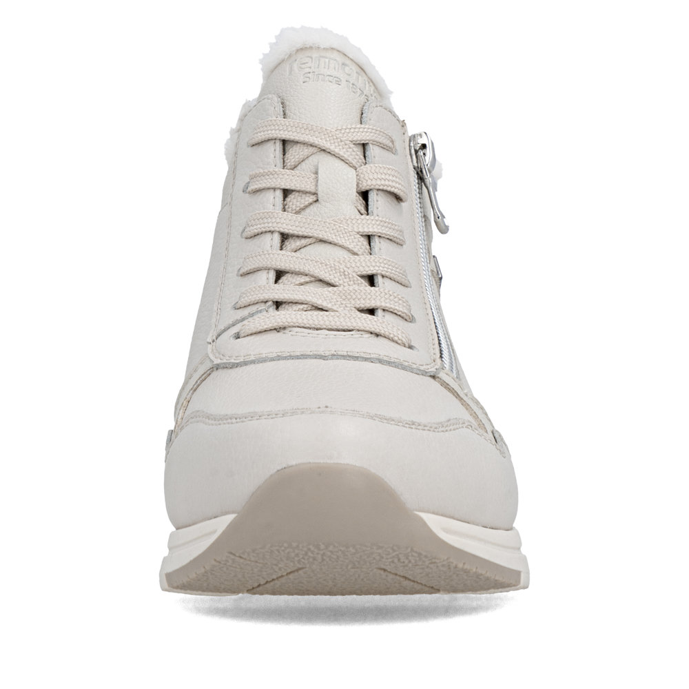 REMONTE Damen Boots Stiefelette Wollweiß R6773-80 mit TEX