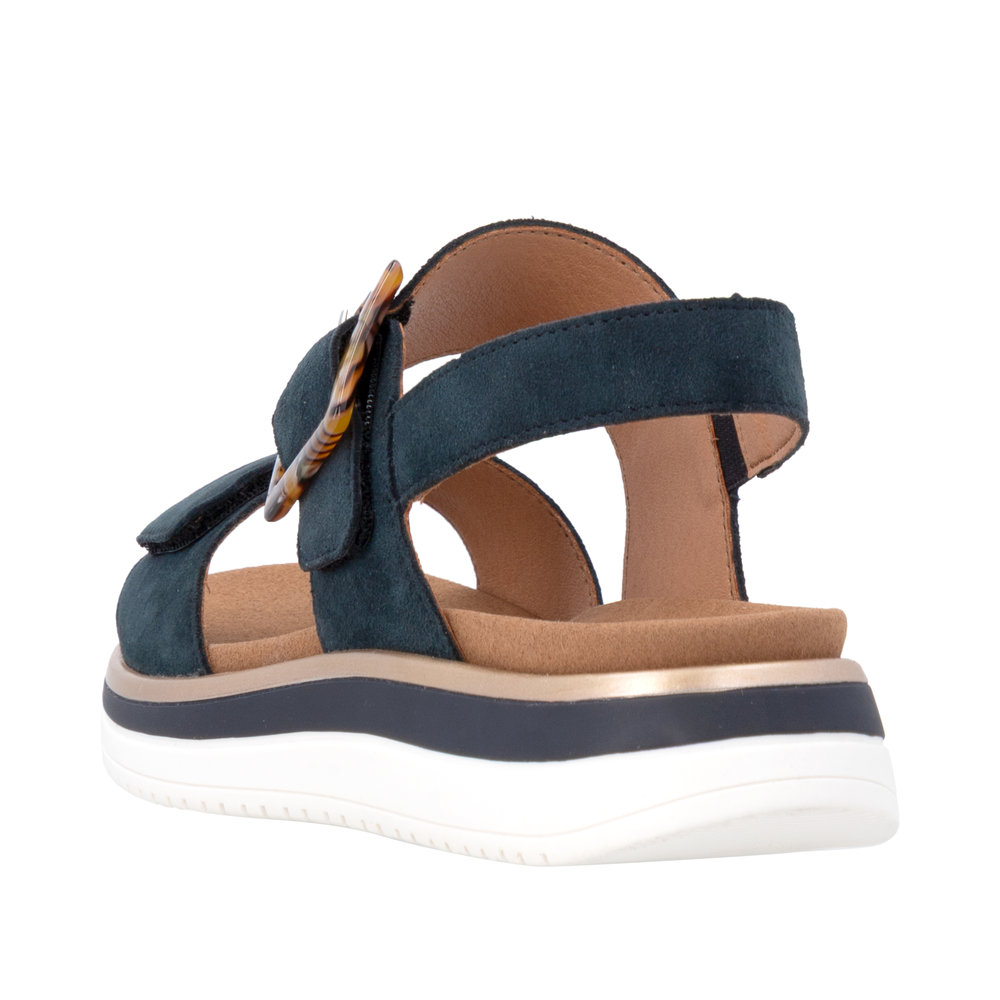 REMONTE Damen Sandale blau D1J62-14 Wechselfußbett