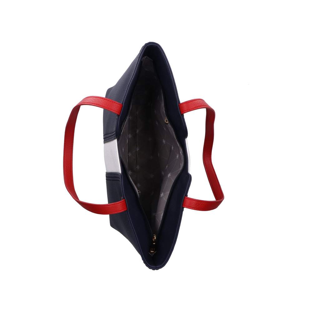 RIEKER Damen Tasche Schultertasche blau H1611-14