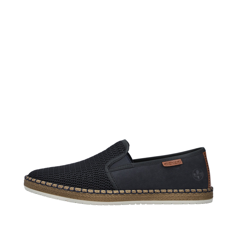 RIEKER Herren Slipper blau B5265-14 luftig RIEKER Herren Slipper blau B5265-14 luftig