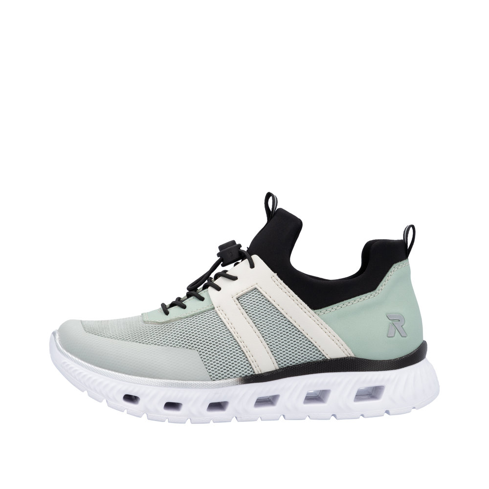 RIEKER Damen Sneaker Slipper grün M6061-52 leicht RIEKER Damen Sneaker Slipper grün M6061-52 leicht