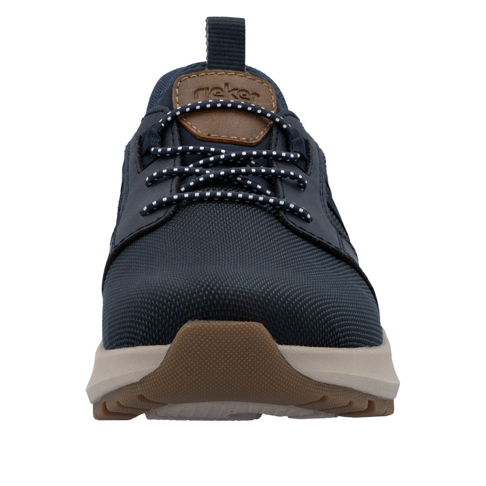 RIEKER Herren Sneaker Slipper blau 06051-14 Ready-2-Go