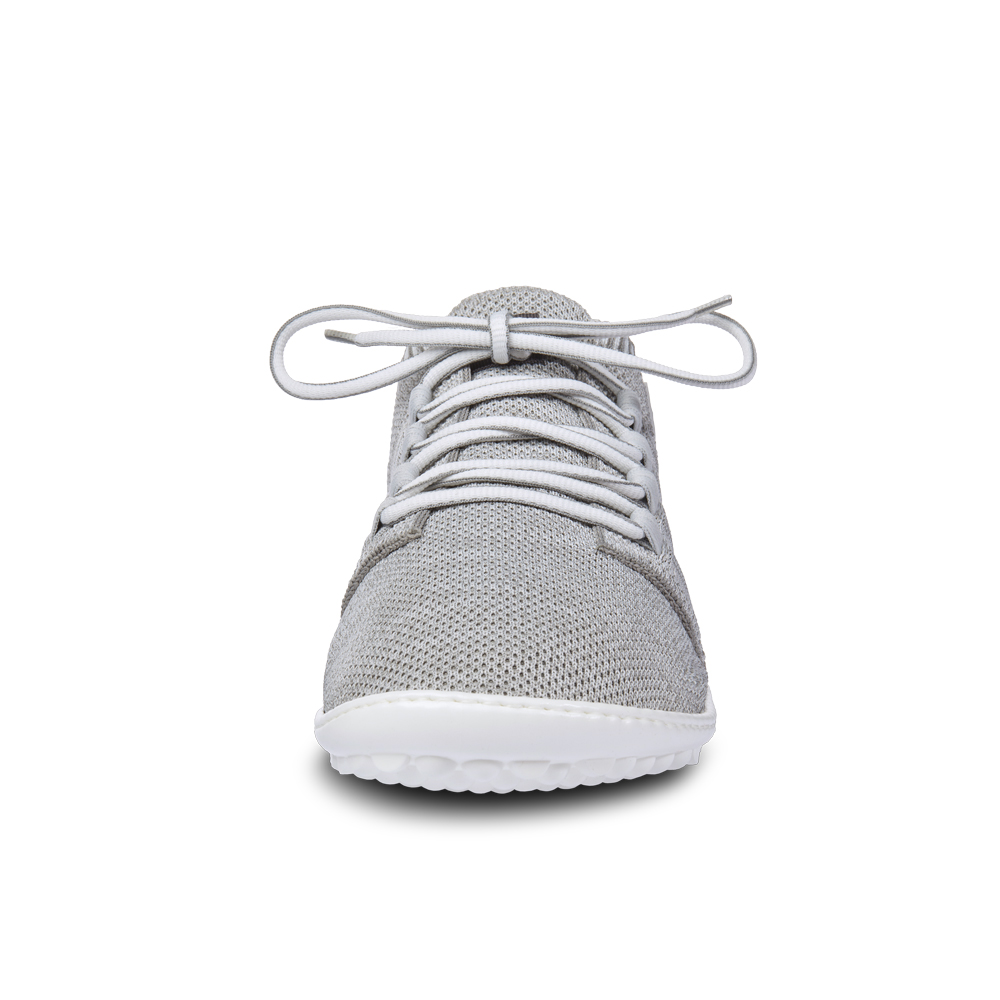 LEGUANO Beat silbergrau Barfußschuh Unisex Sneaker