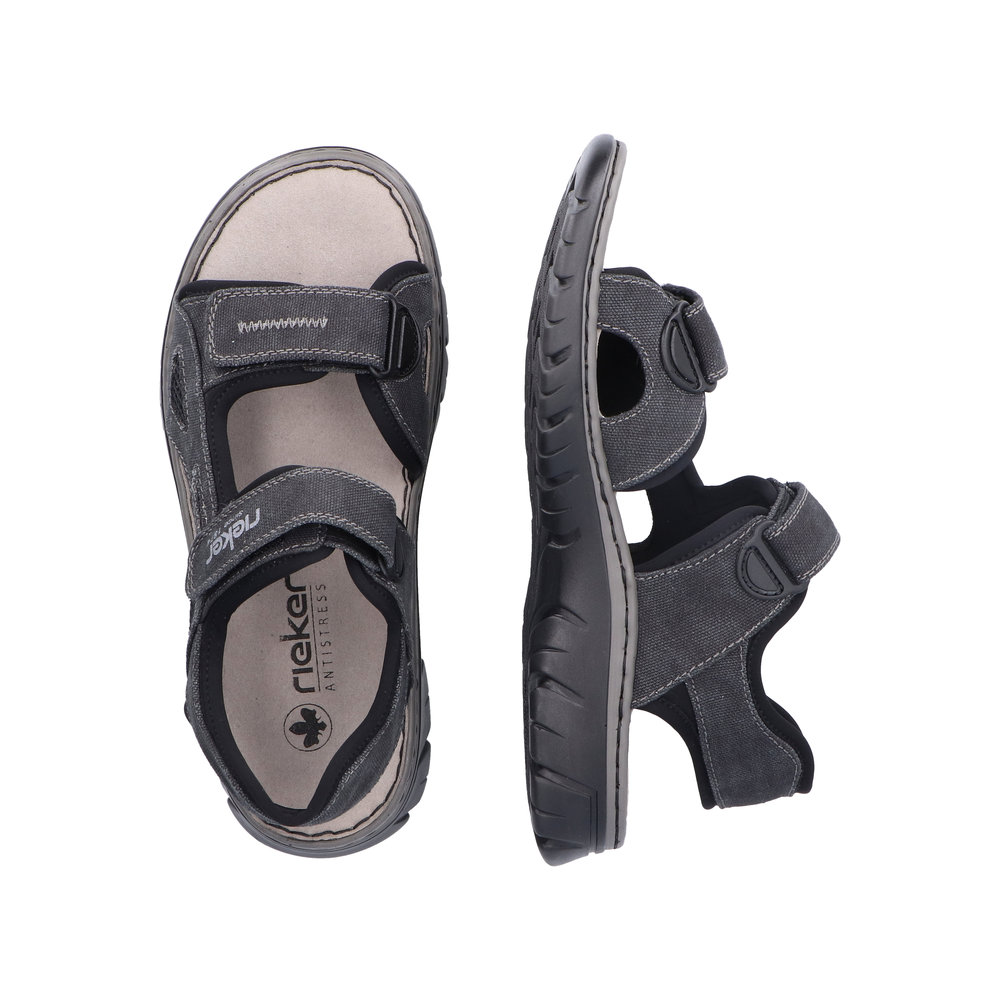 RIEKER Herren Sandalette Trekking grau 26763-45
