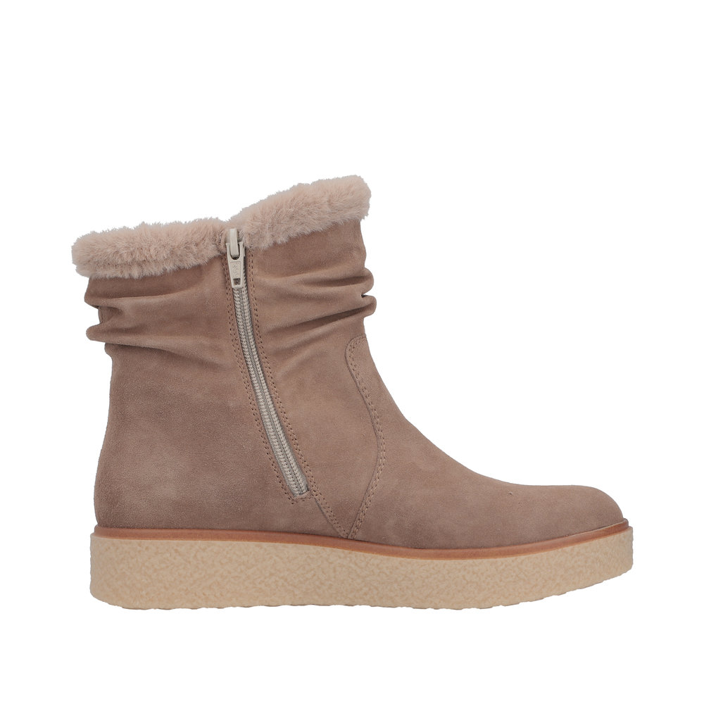 RIEKER Damen Stiefelette beige Y0070-24 echt Leder