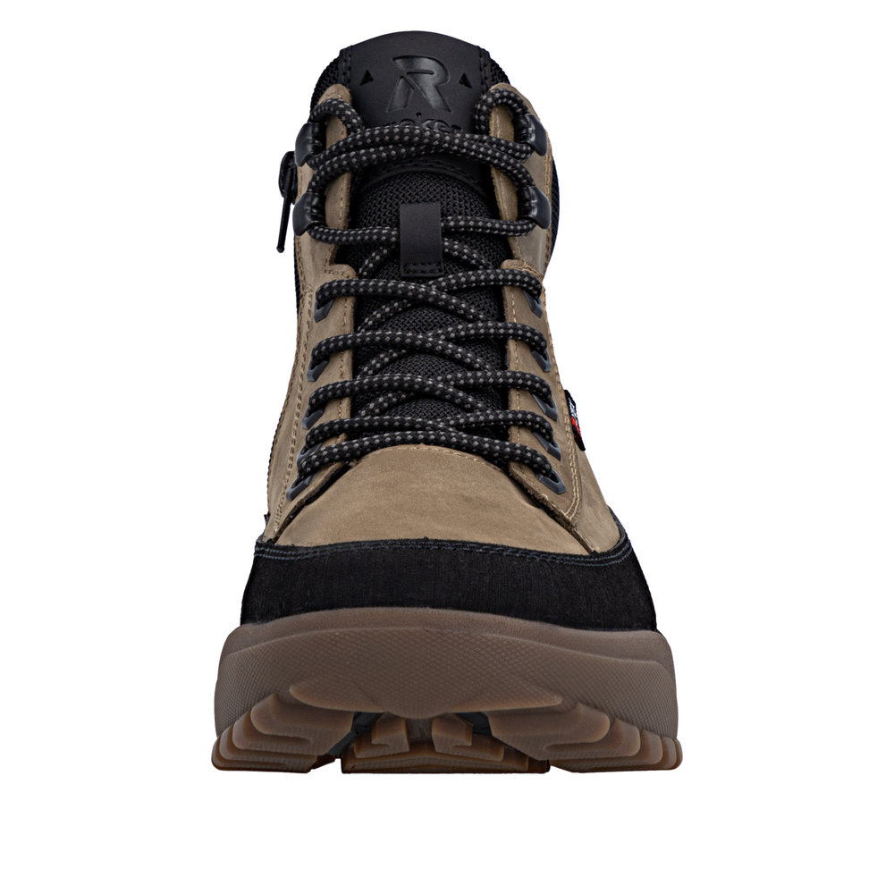 RIEKER Herren Stiefelette braun U1571-20 mit TEX