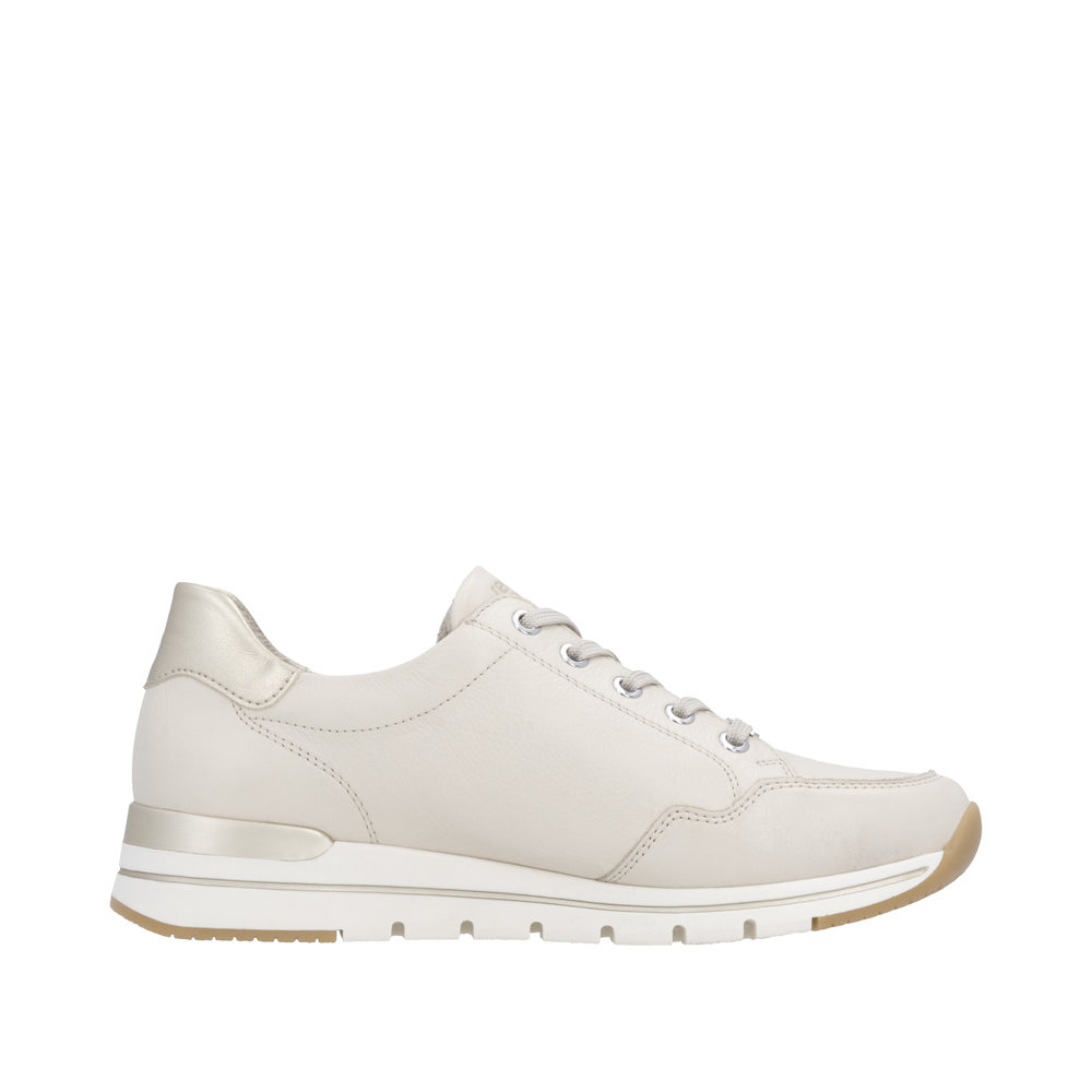 REMONTE Damen Sneaker beige gold R6716-60 echt Leder