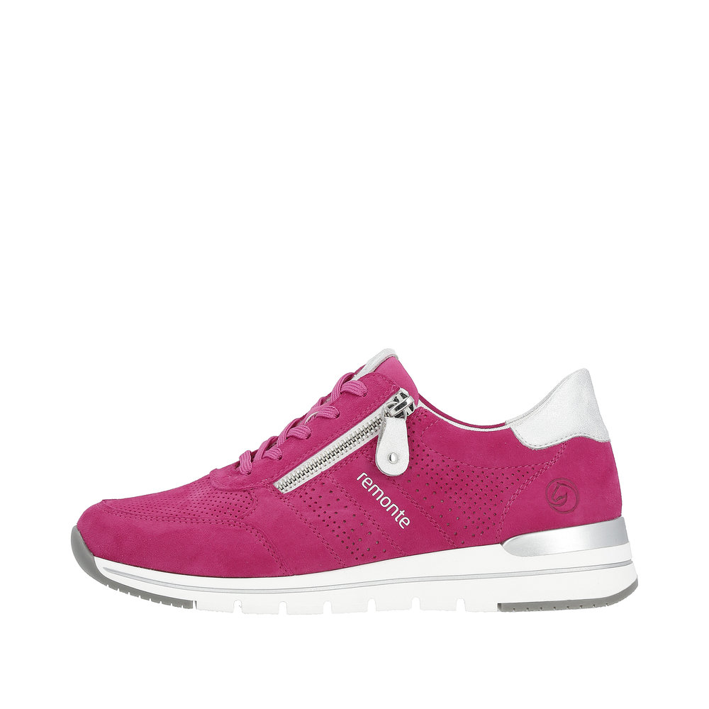 REMONTE Damen Sneaker pink R6705-31 echt Leder