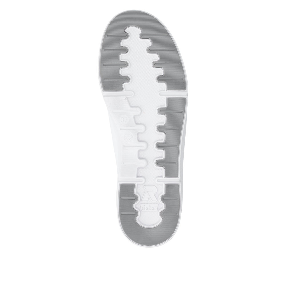 RIEKER Damen Sneaker weiß 41902-80 echt Leder