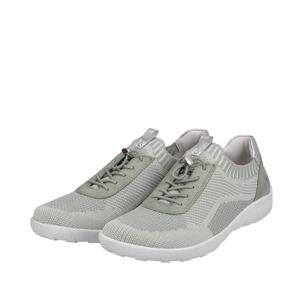 REMONTE Damen Sneaker Slipper grün R3518-52 Leichtgewicht