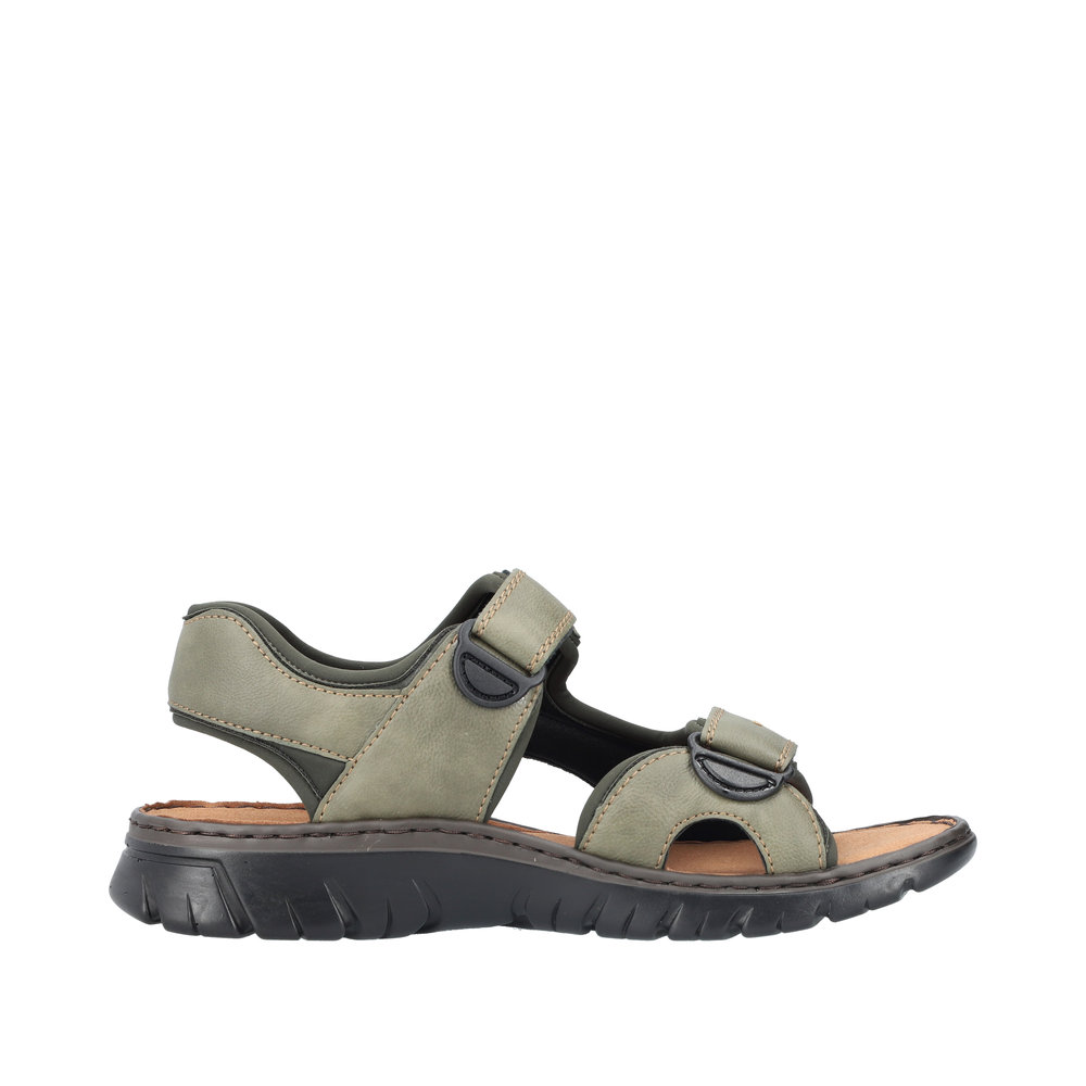 RIEKER Herren Sandalette Trekking grün 26761-54