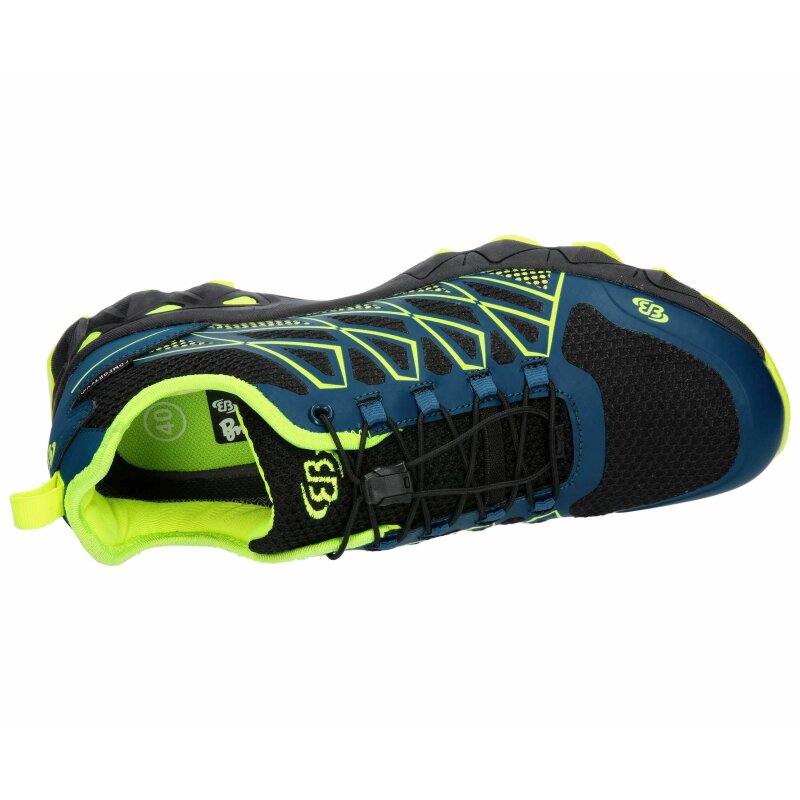 BRÜTTING Mission Petrol Schwarz Lemon 191292 Walkingschuhe