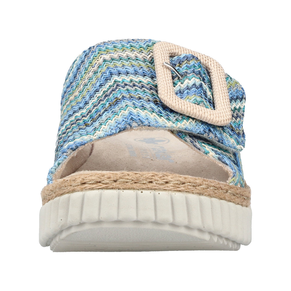 RIEKER Damen Pantolette blau 69253-90 Weite H