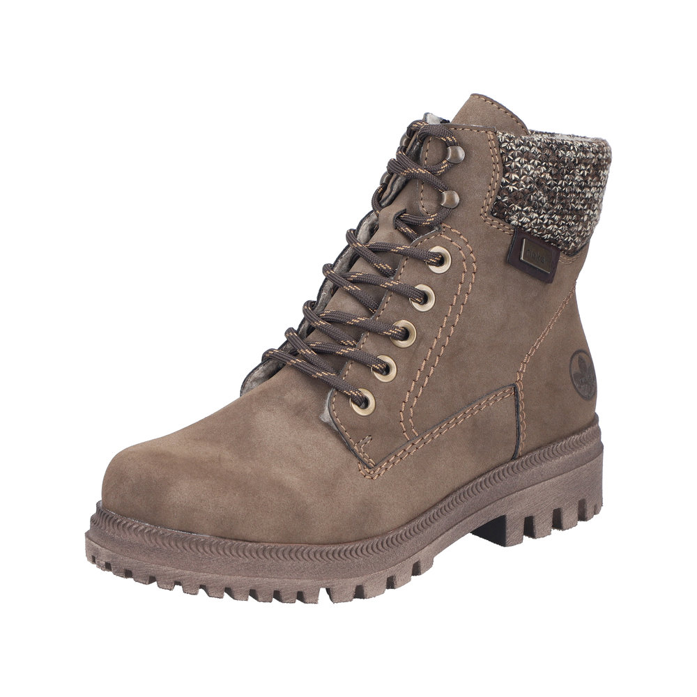 RIEKER Damen Stiefelette Boots braun Y7621-25 Biker-Style RIEKER Damen Stiefelette Boots braun Y7621-25 Biker-Style