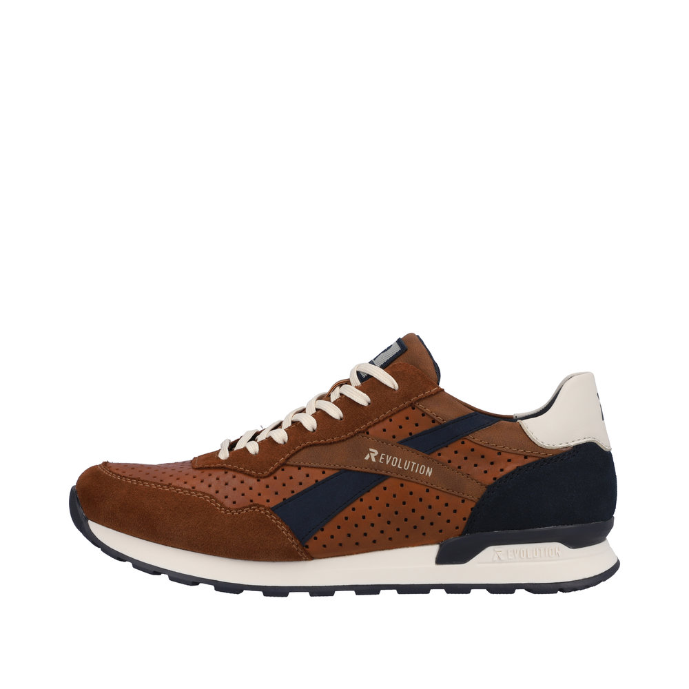 RIEKER Herren Sneaker braun kombi U0302-24 RIEKER Herren Sneaker braun kombi U0302-24