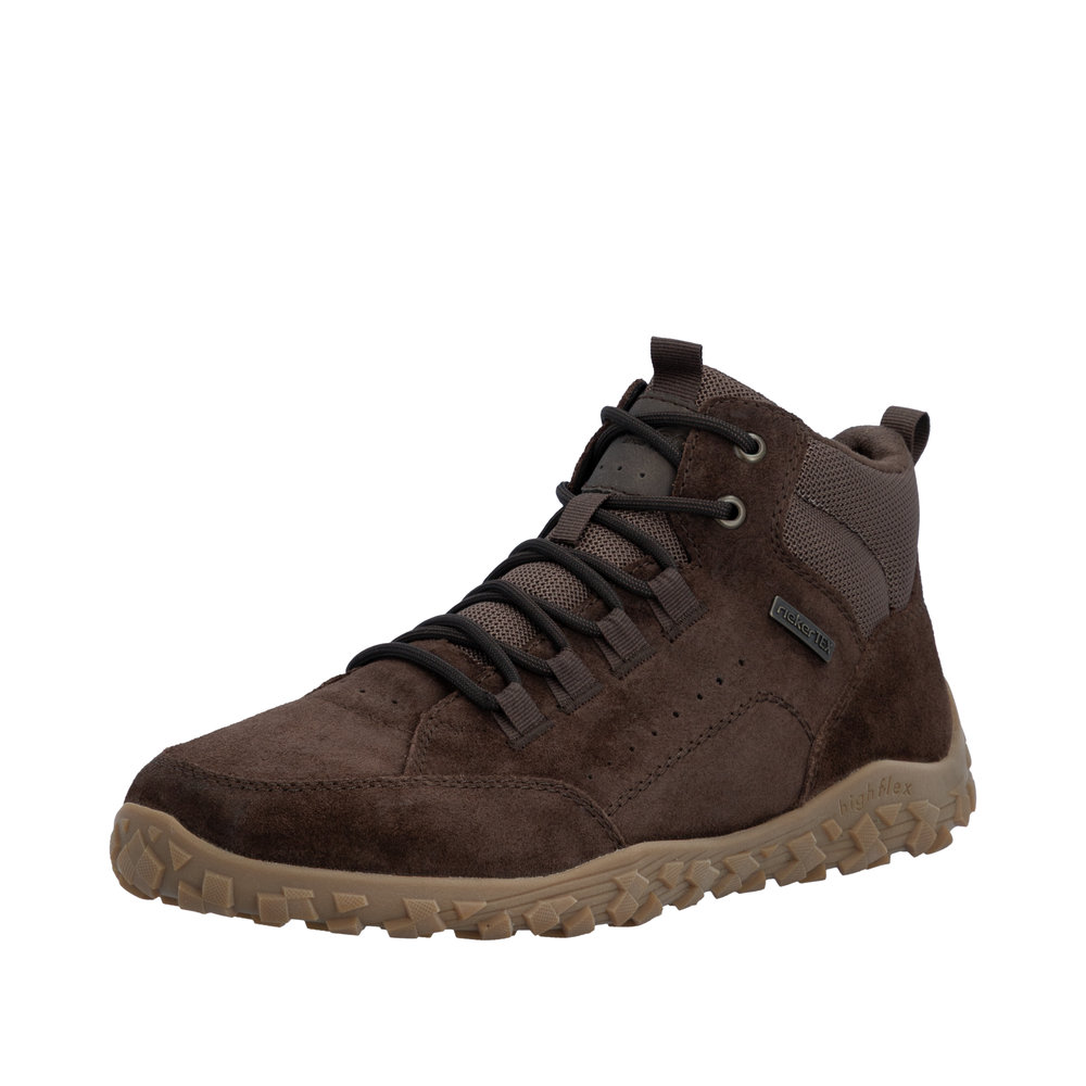 RIEKER Herren Stiefelette braun 08102-25 mit TEX und Flex Sohle
