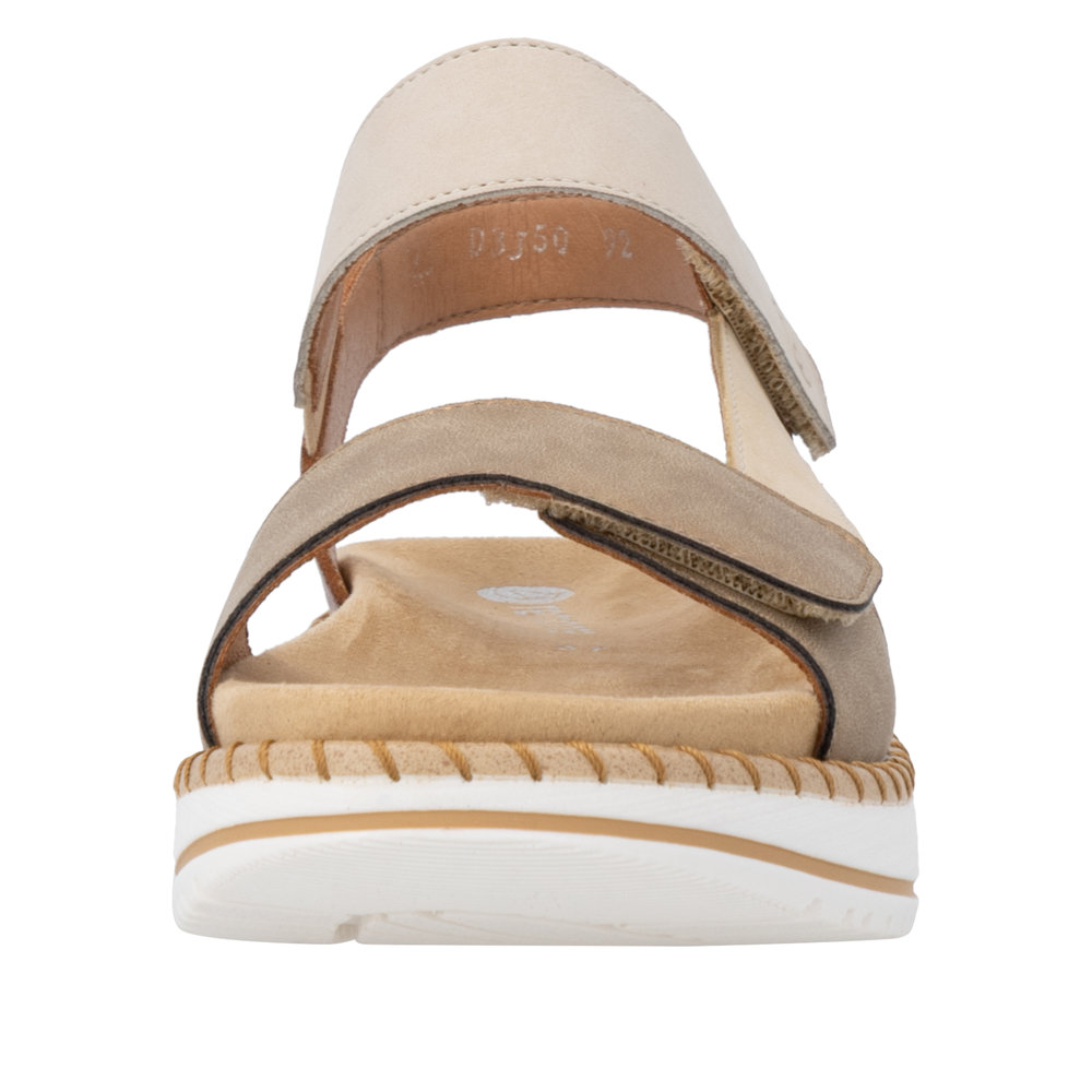 REMONTE Damen Sandale braun beige D3J50-92 Wechselfußbett